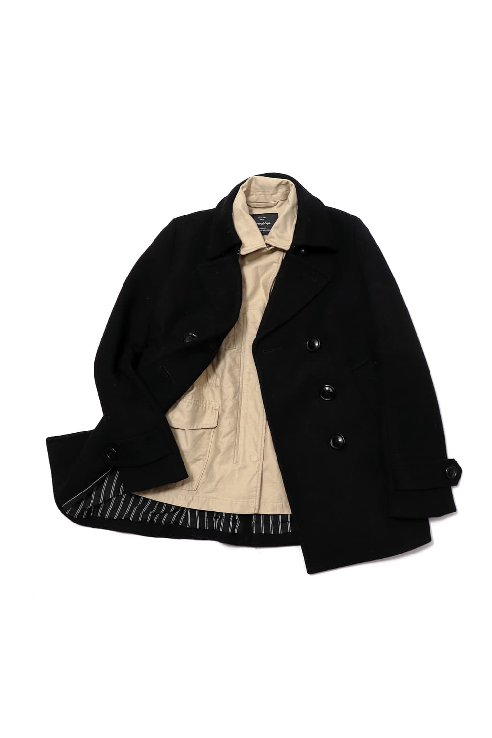 유나이티드 애로우 x BEAUTY & YOUTH 해군 피코트 상품이미지2