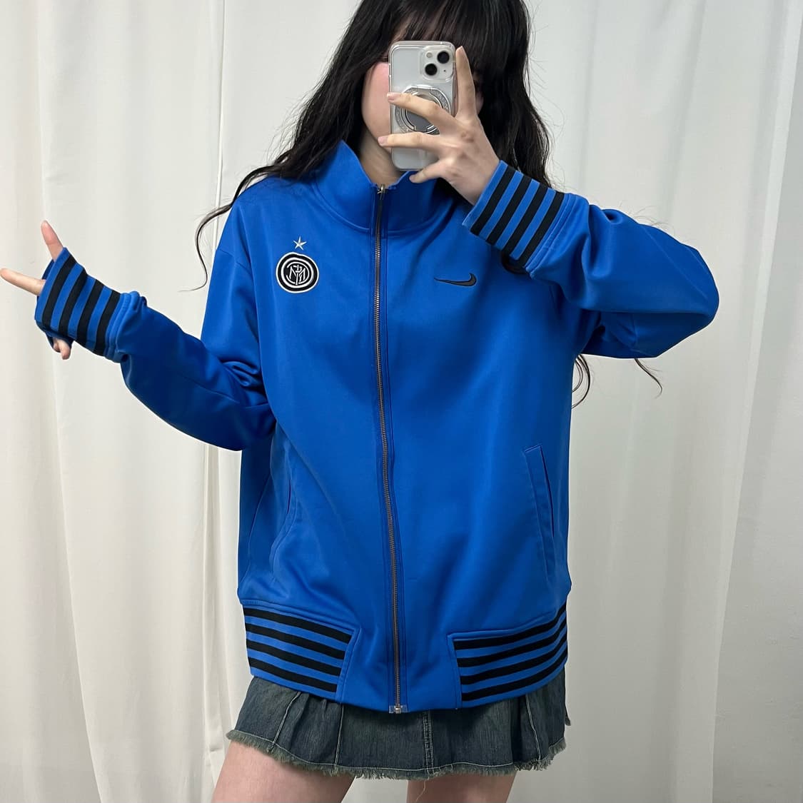 Nike blue Inter Milan jersey 상품이미지2