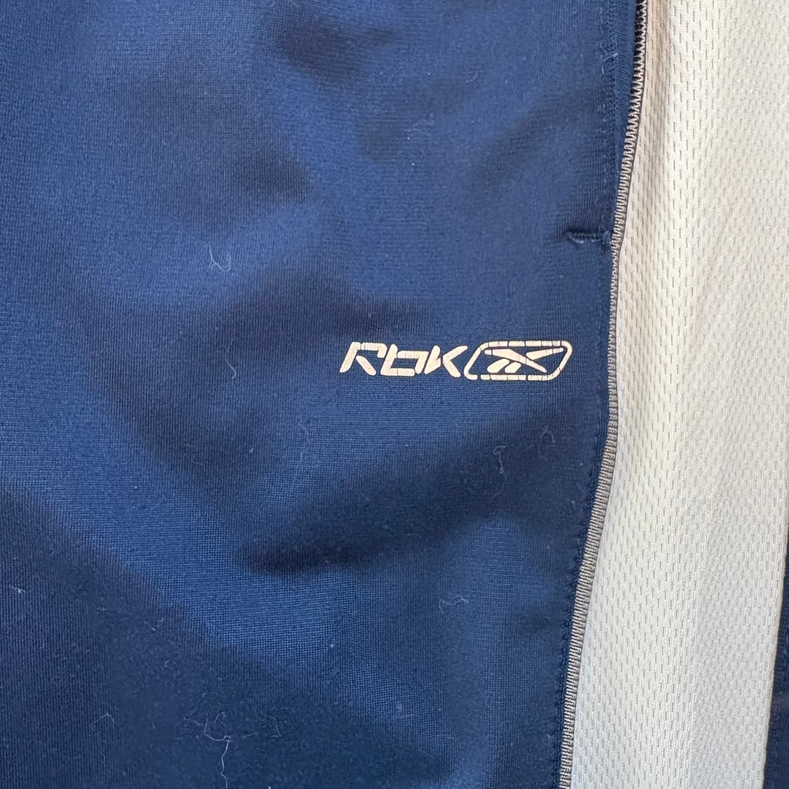 리복 네이비 배색 선 와이드 트레이닝 팬츠 힙합 댄스 상품이미지7