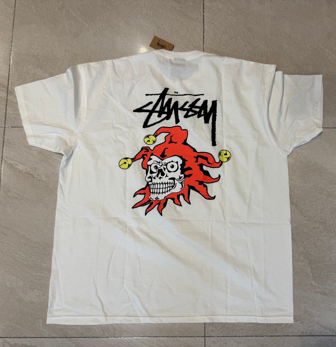 스투시 조커 티셔츠 화이트  상품이미지3