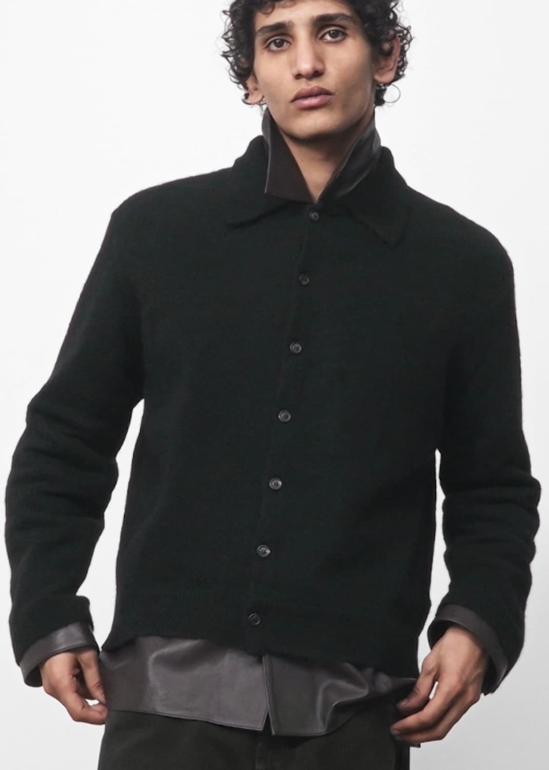 아워레가시 퍼지 알파카 가디건 상품이미지1