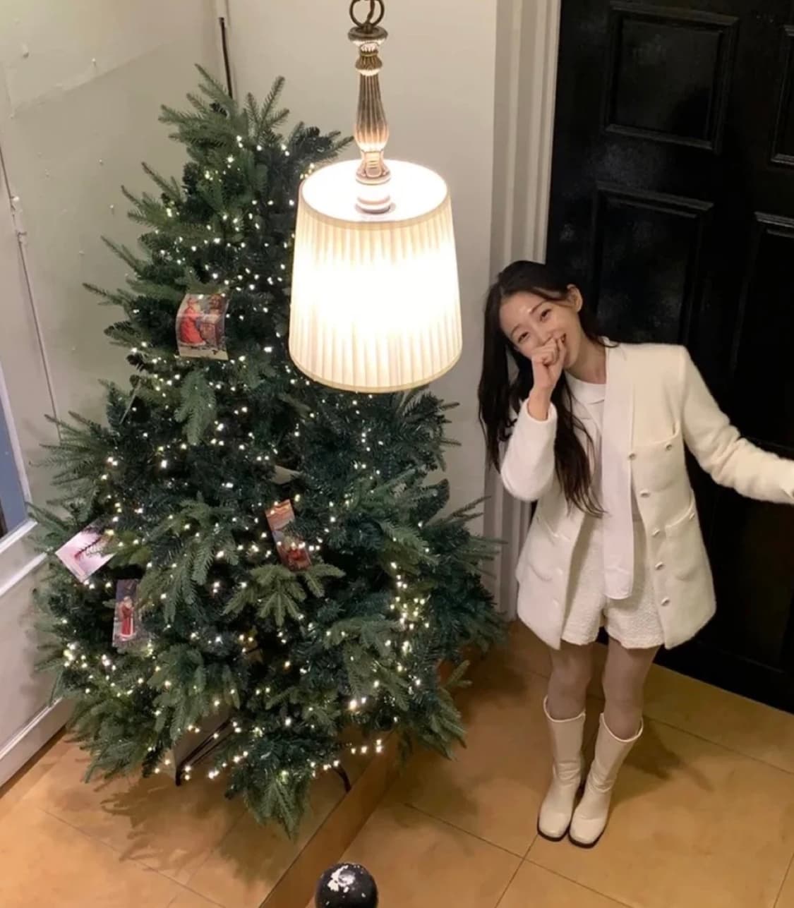 영앤리치 트위드 원피스 자켓 갸루깔 빈티지 핀터레스트 상품이미지1