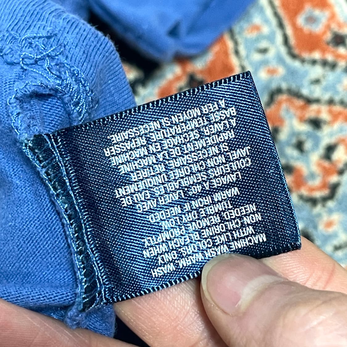 폴로랄프로렌 블루 반팔티셔츠 M(10-12) 상품이미지6