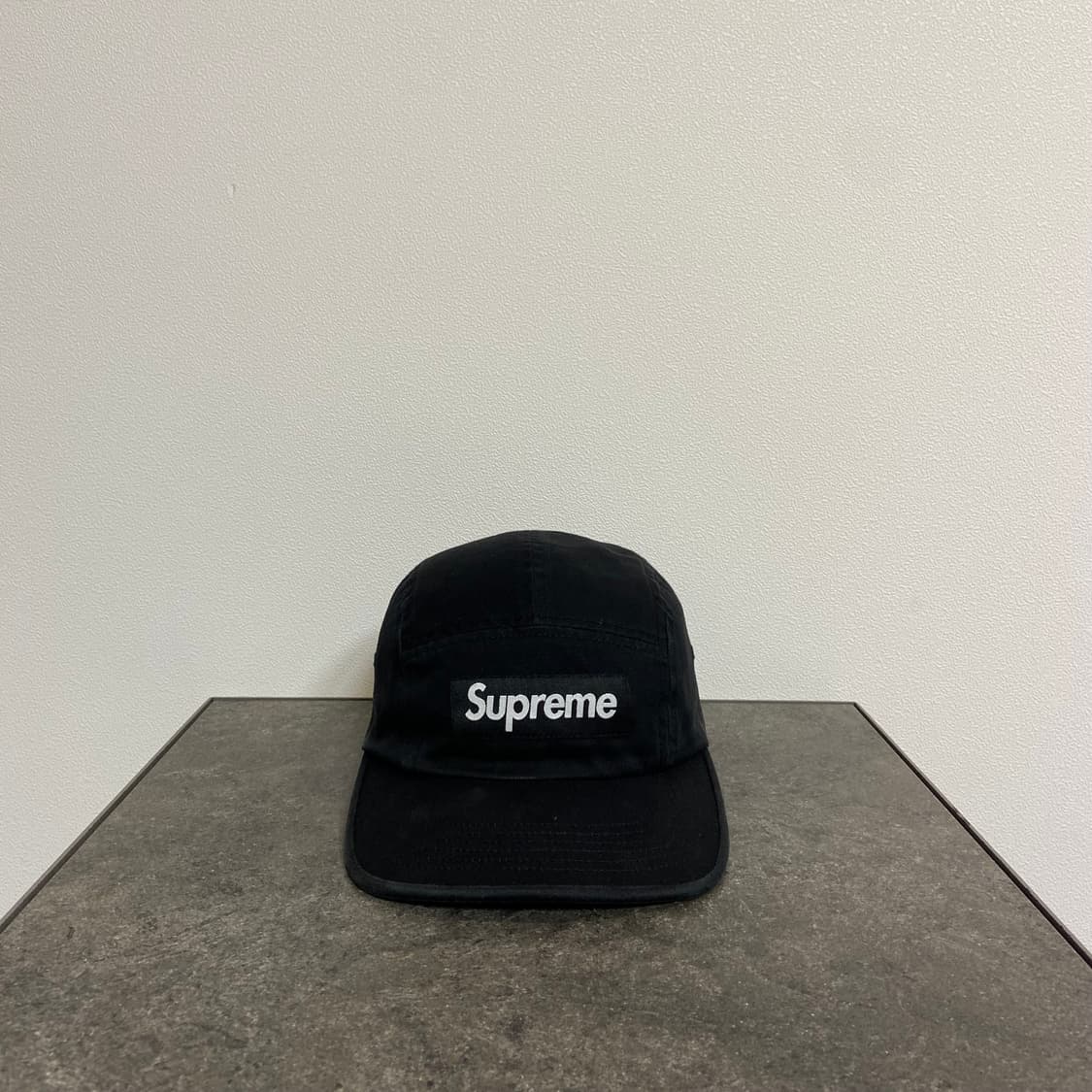 (OS) 슈프림 박스로고 캠프캡 모자 블랙 상품이미지1