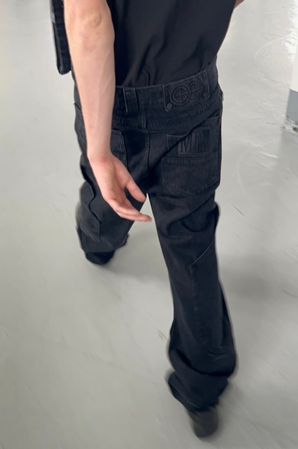 [M] MPa CALF POCKET PANTS (BLACK) 상품이미지1