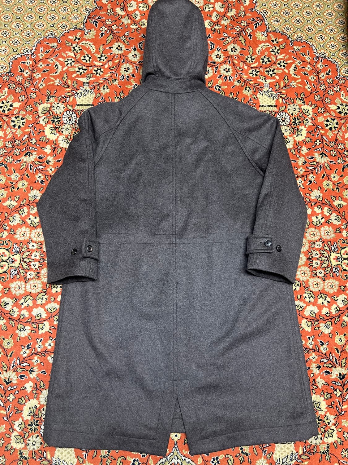 [M] 비슬로우 멜란지 브라운 후드 코트 (100~105) 상품이미지5