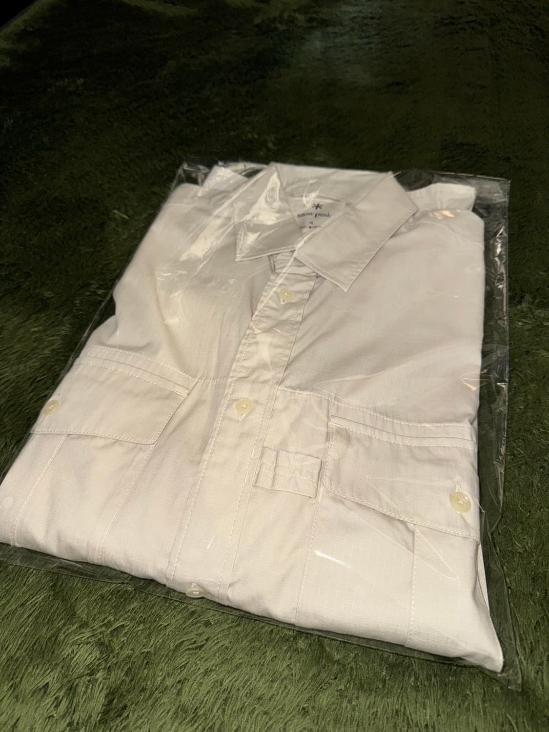 [XL] 스노우피크 재팬 TAKIBI SPEC 립스탑 셔츠 오프화이트 상품이미지10