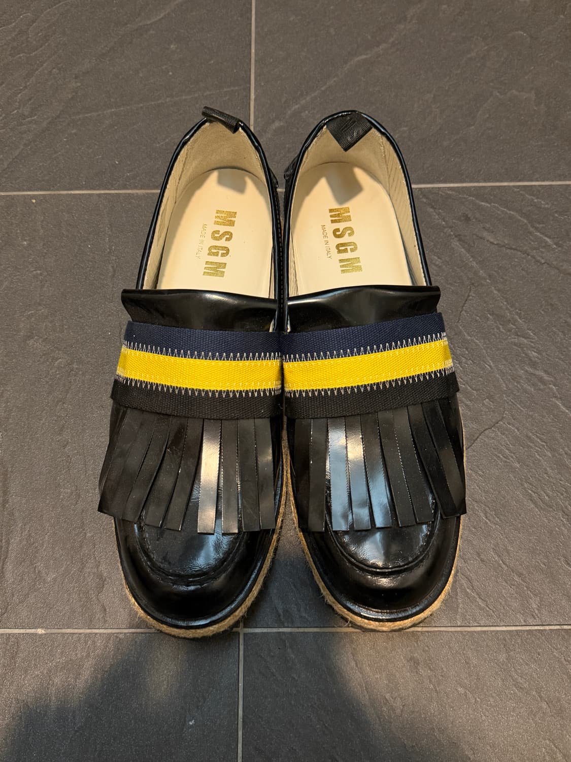 MSGM 프린지 밴드 에스파드류 슬립온 로퍼 상품이미지1