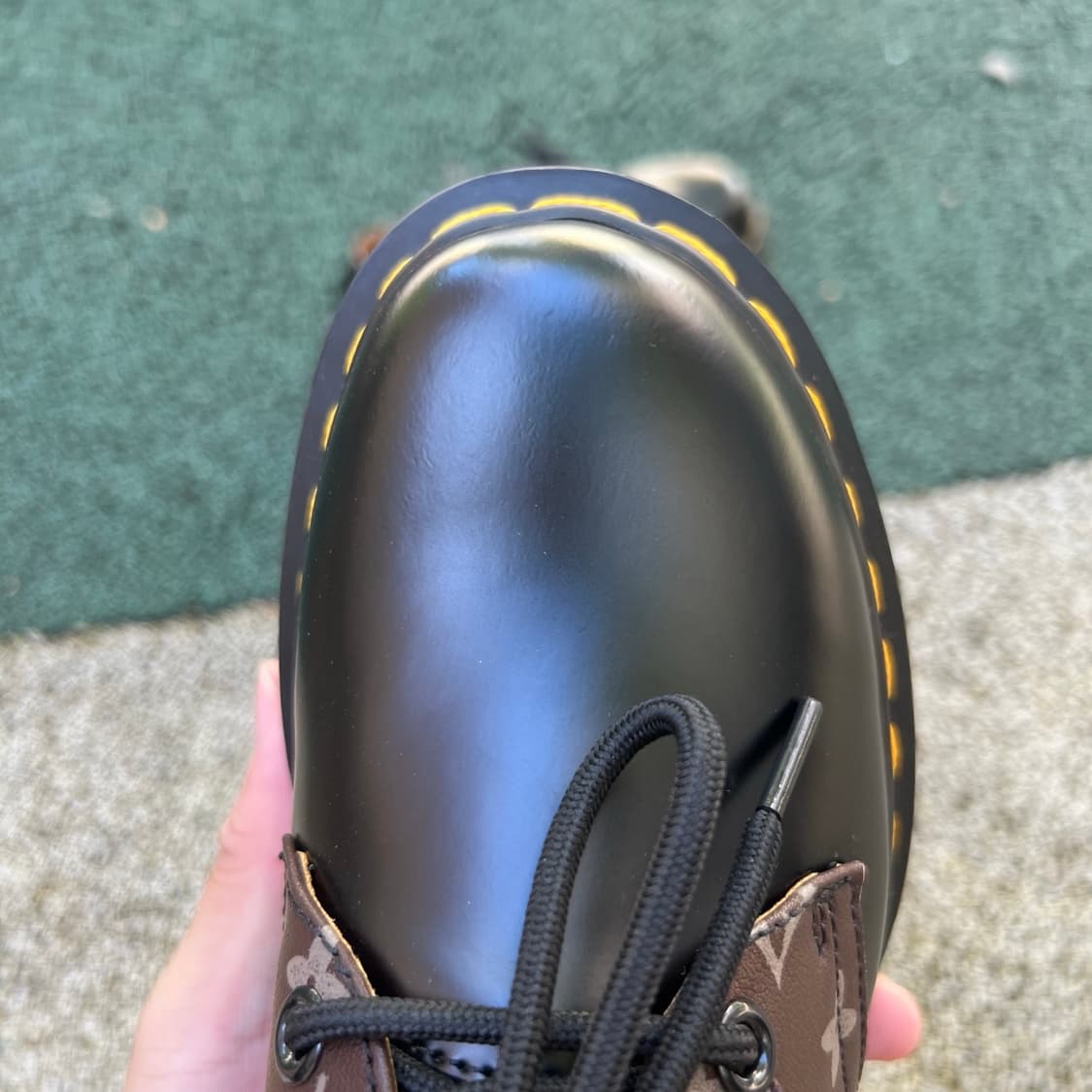 닥터 마텐스 마틴 1460 벡스 가죽 광택 미디엄 두꺼운 하단 X LV 상품이미지7