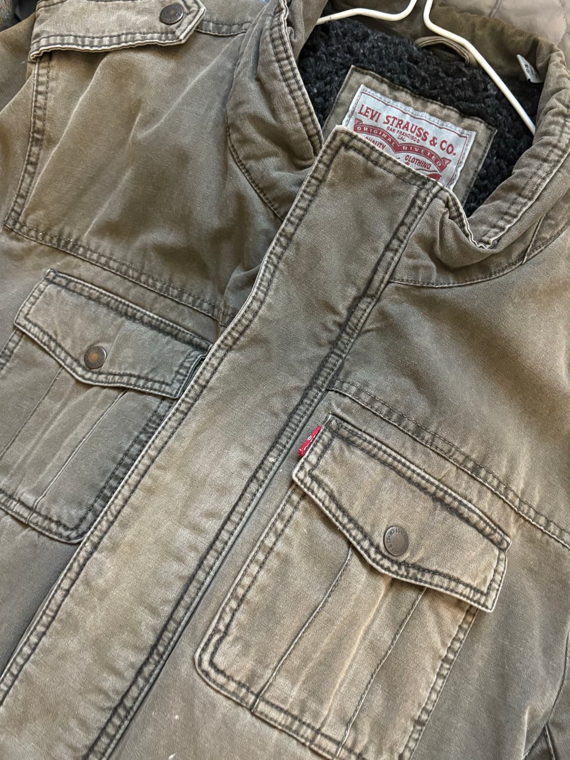 리바이스 빈티지 카키 자켓 상품이미지2