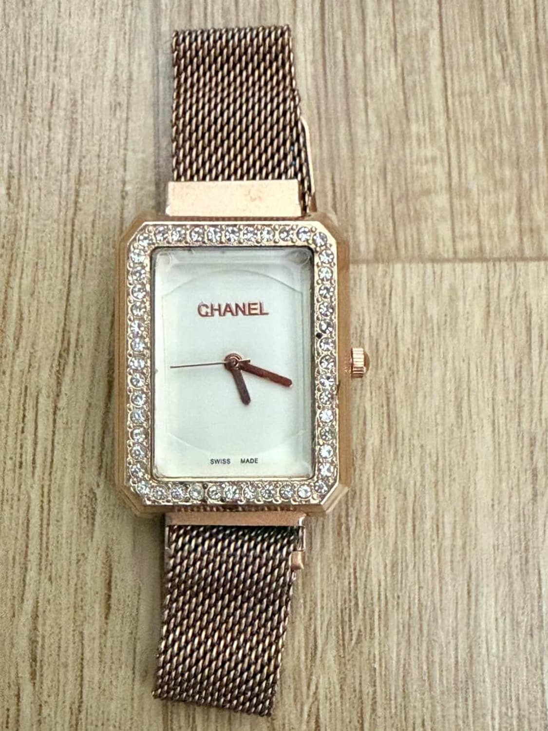 샤넬 빈티지 여성 시계 7852 다이아베젤 상품이미지3