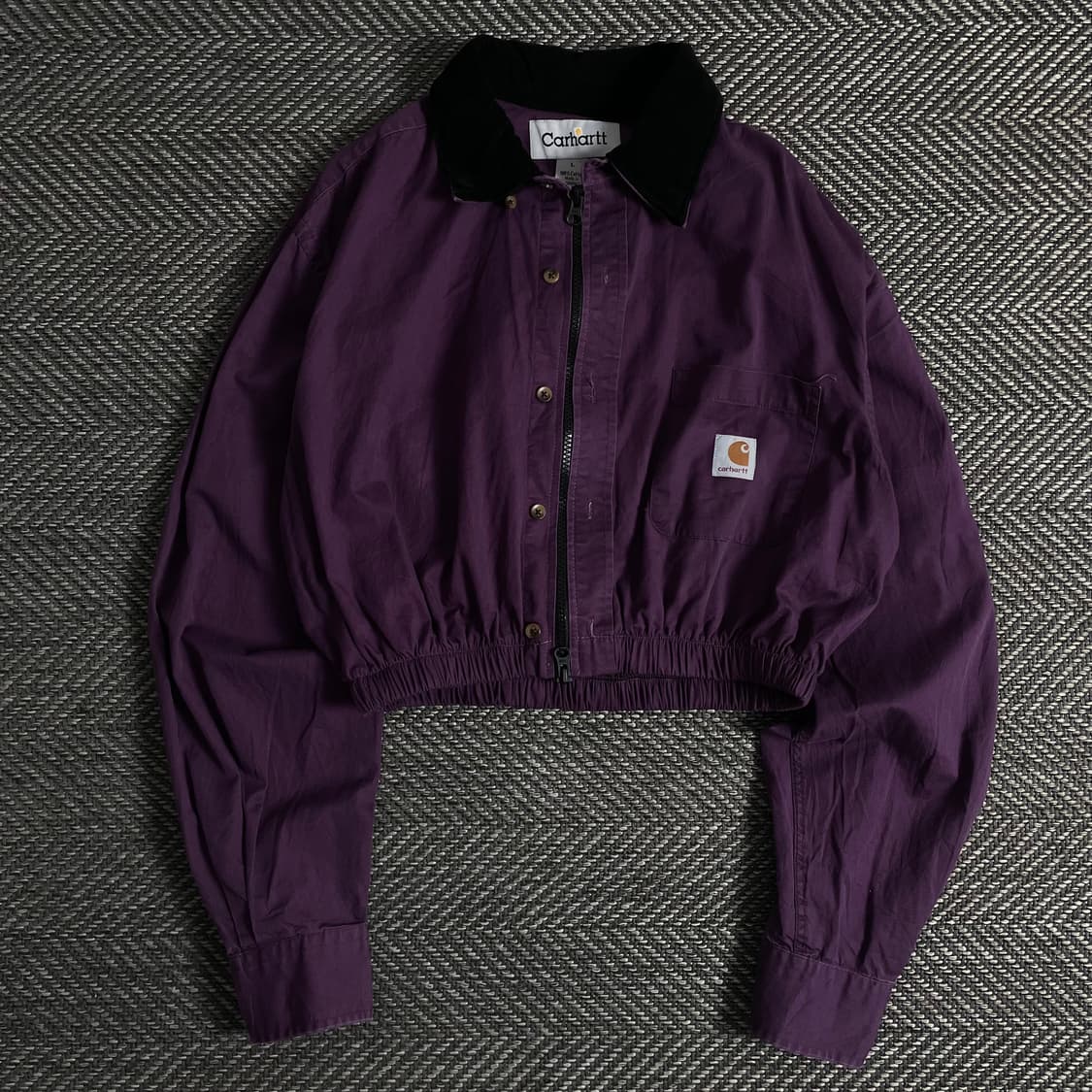 칼하트 크롭 리메이크 투웨이 셔츠 자켓y 3240 상품이미지2