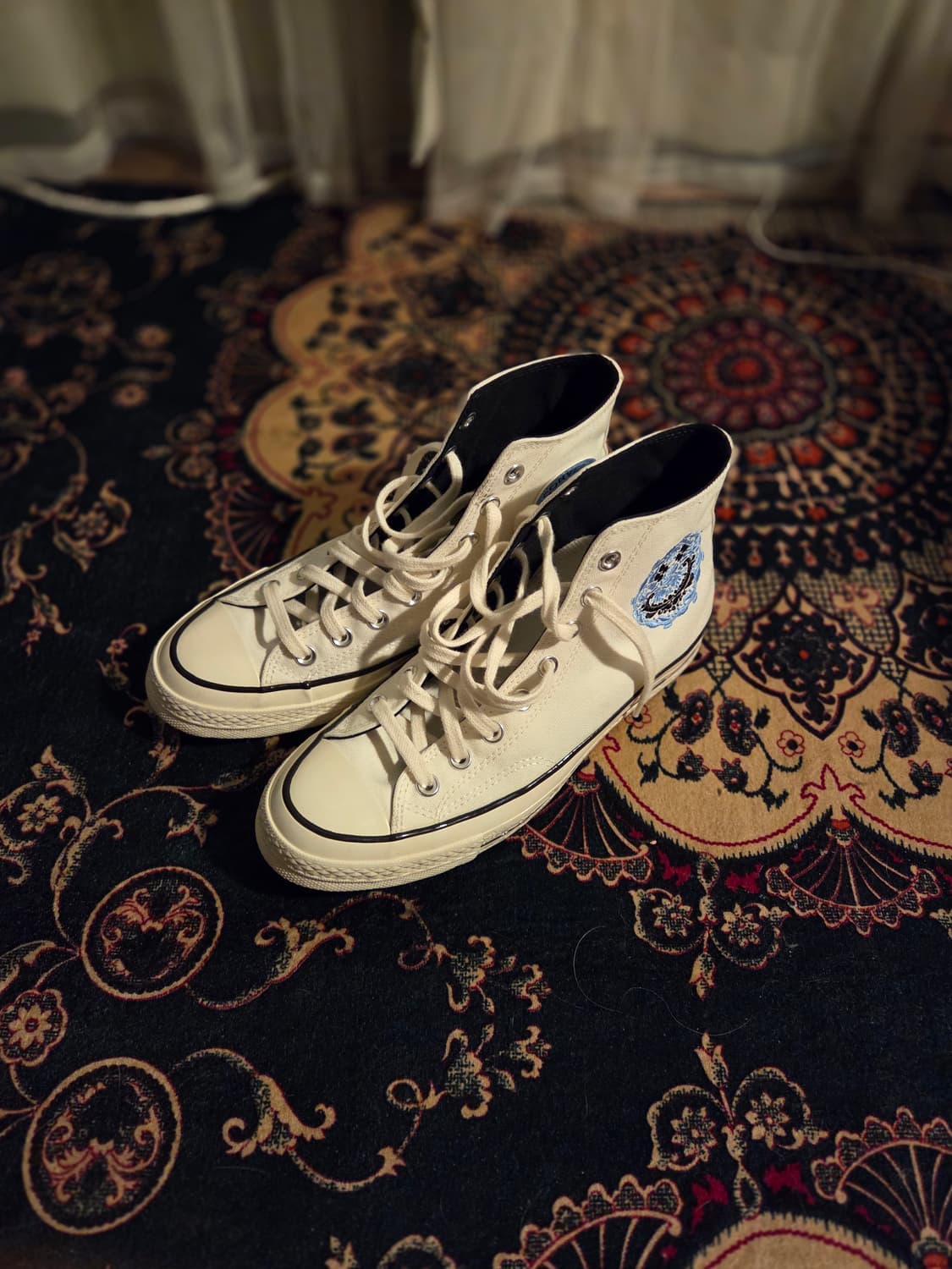 [정품/레어] 컨버스 척70 스페셜 에디션 자수 하이탑 (275mm) 상품이미지1