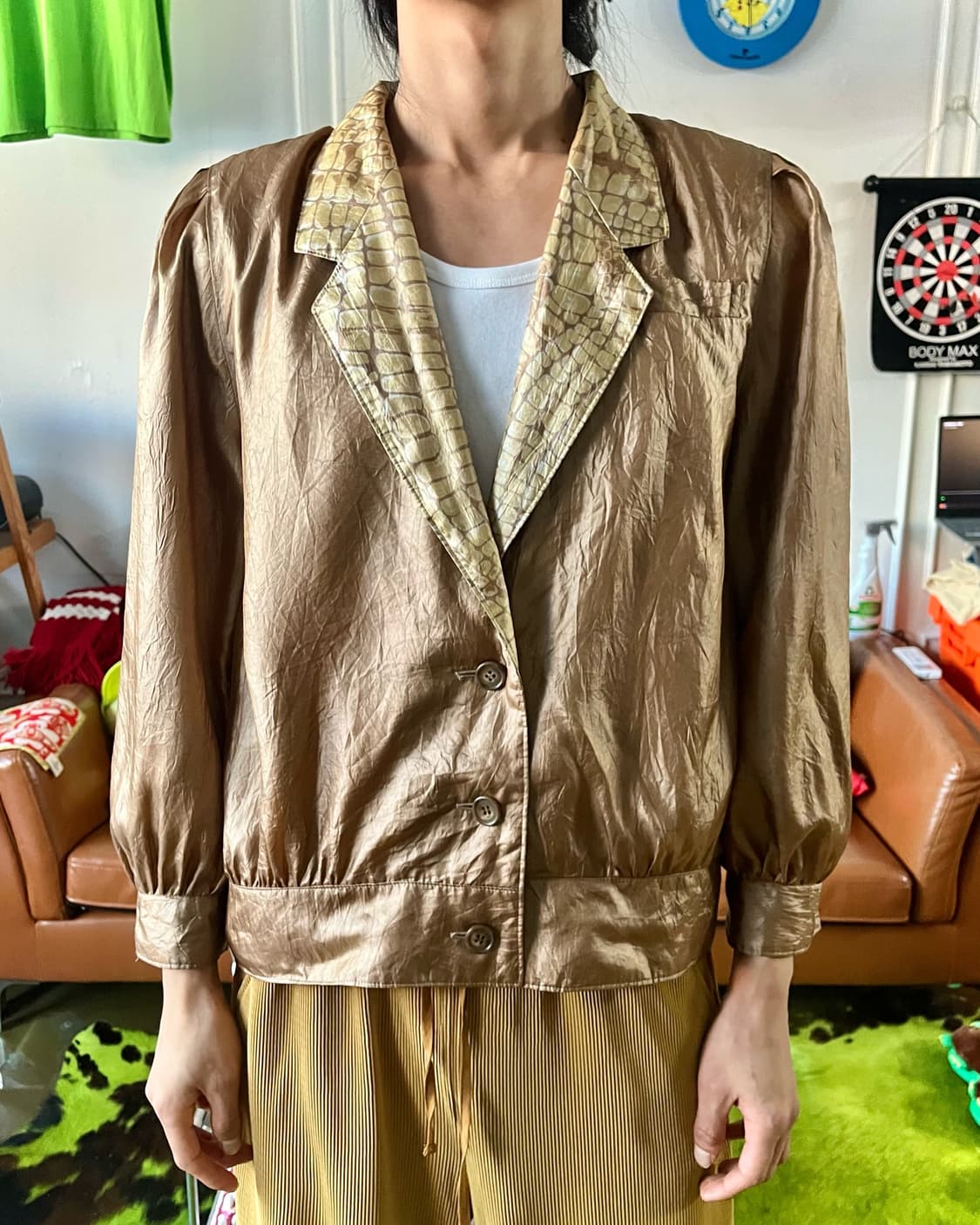 Japanese Vintage Reversible Silk Jacket 상품이미지2