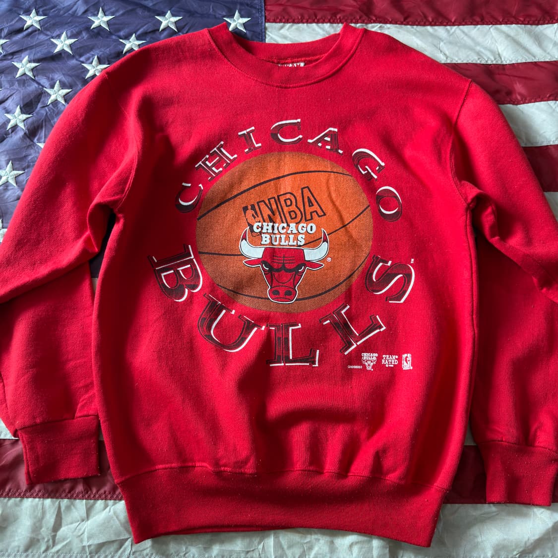 90s USA Chicago Bulls Jordan Sweatshirt 상품이미지3