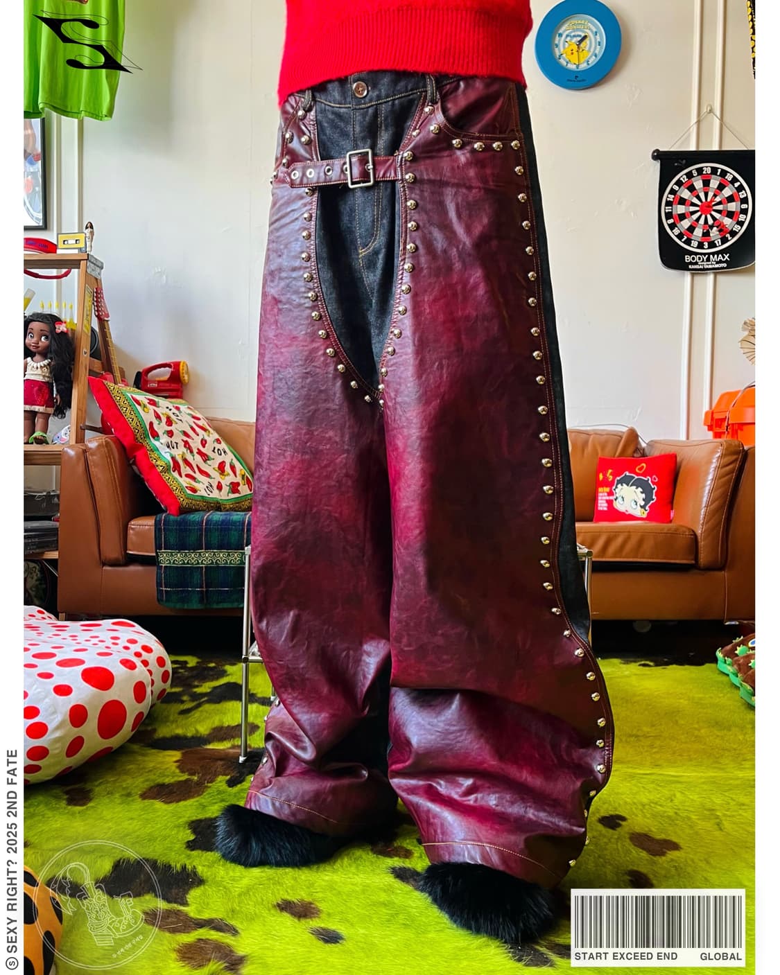 STArT EXCEED END Leather Studs Denim 상품이미지1