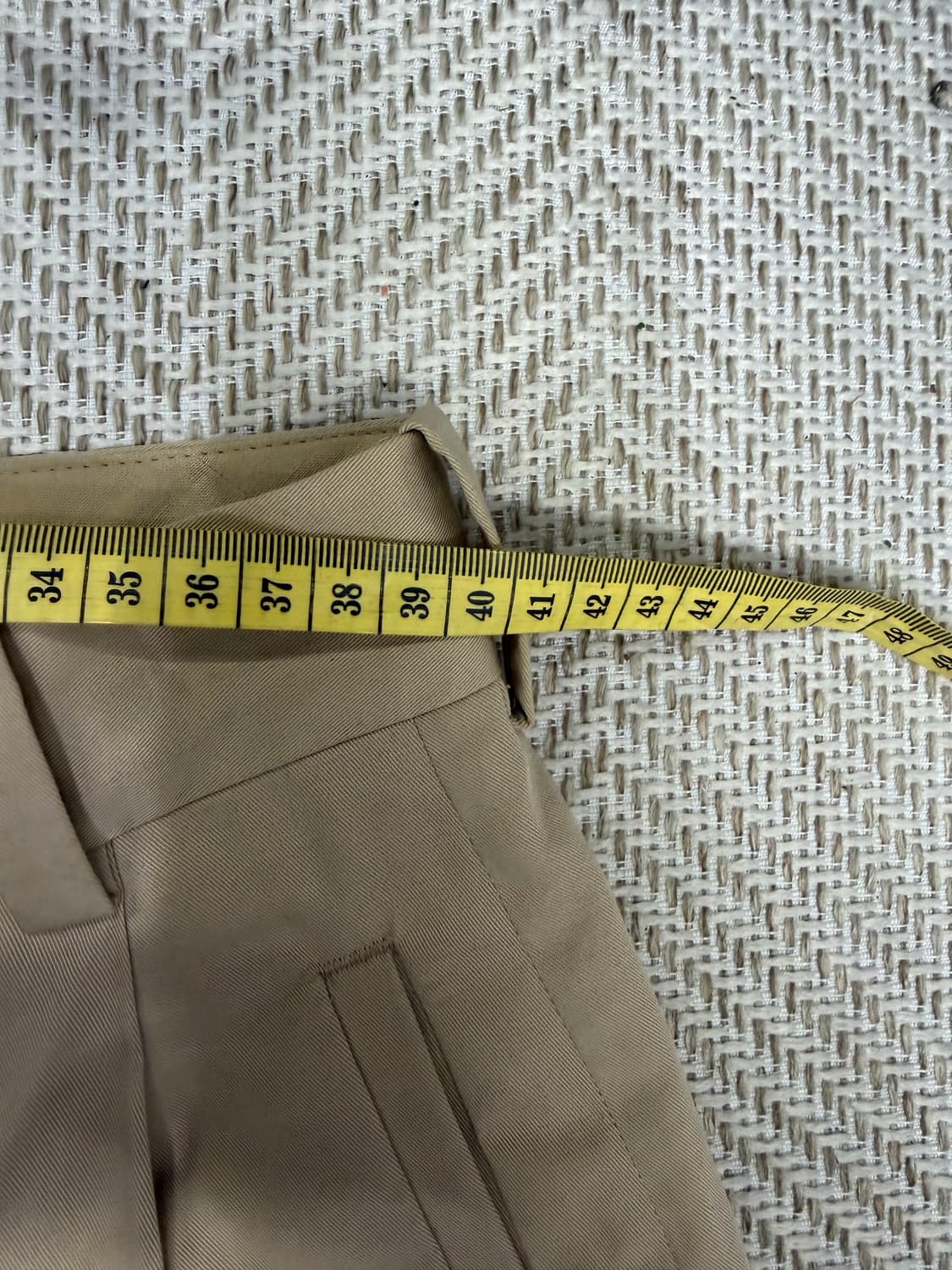 정품) COS 남성 베이지 와이드팬츠 44(30) 상품이미지8