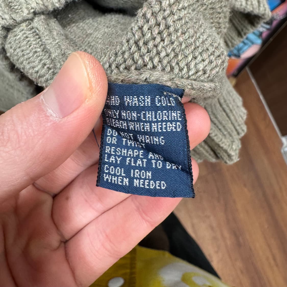 폴로 랄프로렌 니트 스웨터 버건디 포니 로고 포인트 라이트 카키 상품이미지7