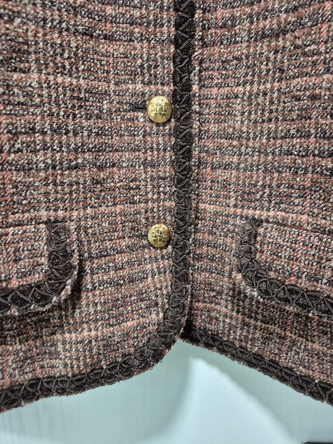 브렌치릿지 브라운 트위드 자켓 상품이미지5