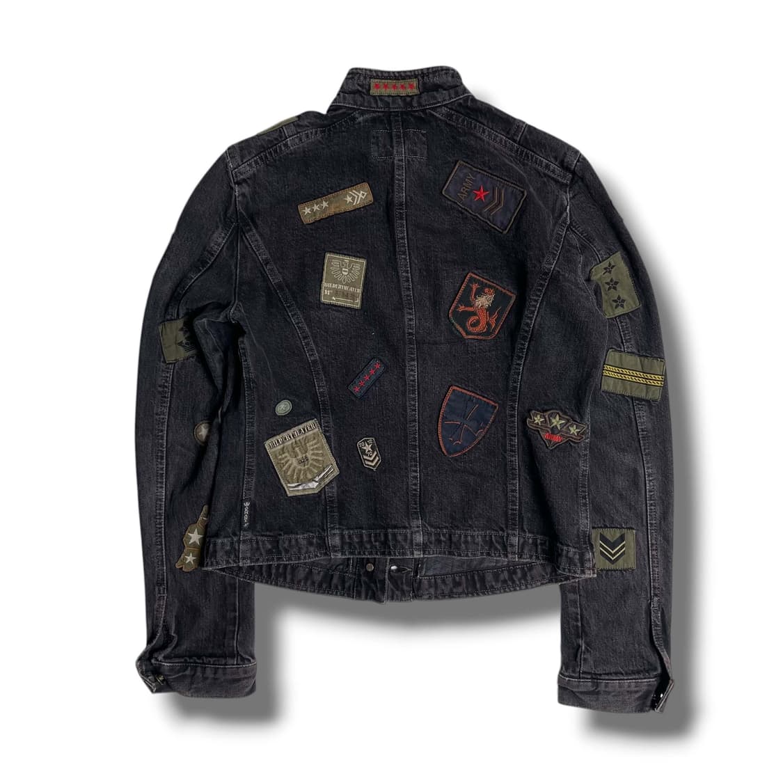 Armani jeans 패치워크 데님 자켓 (italy)   상품이미지4