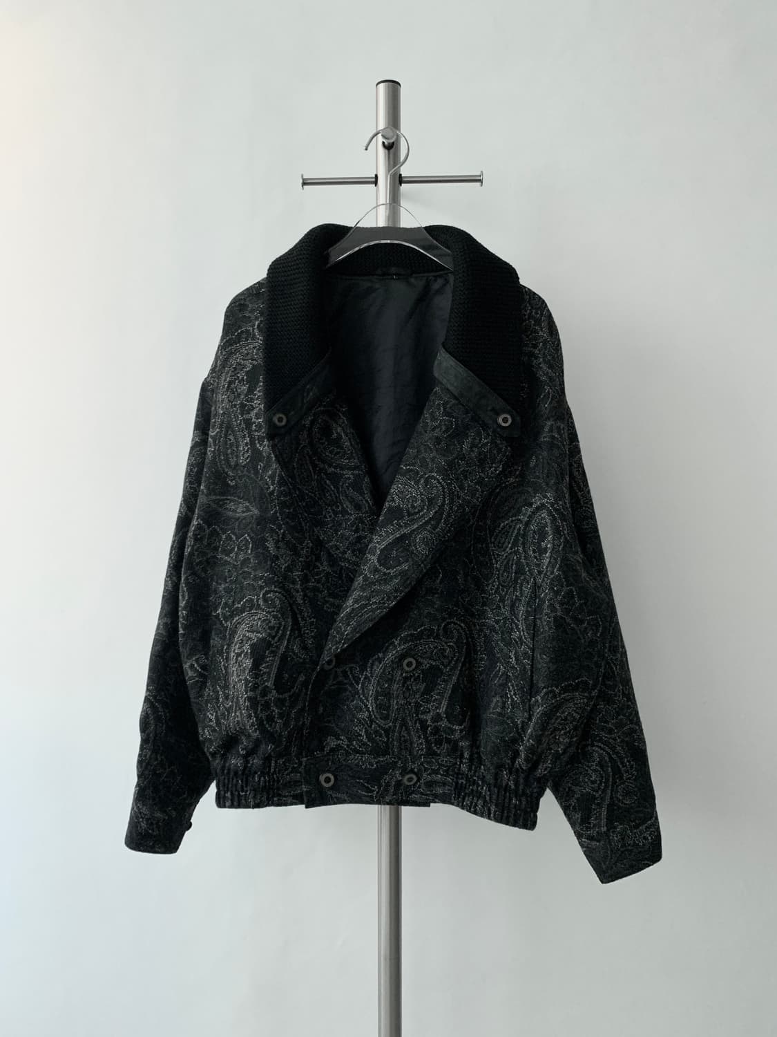 Jacquard Wool Bomber Jacket 상품이미지3