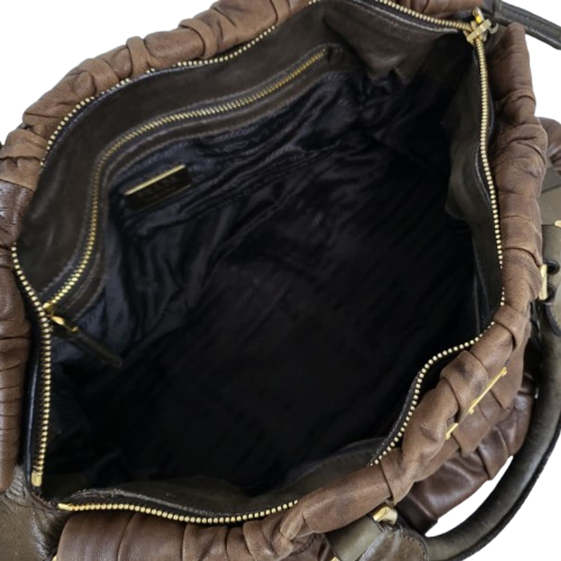 정품 프라다 고프레 램스킨 올리브카키 투웨이백 상품이미지10