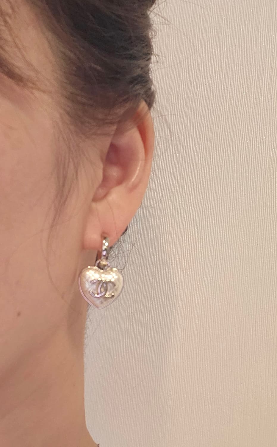 샤넬 퀼팅 진주 CC 드롭귀걸이 업사이클링 상품이미지7