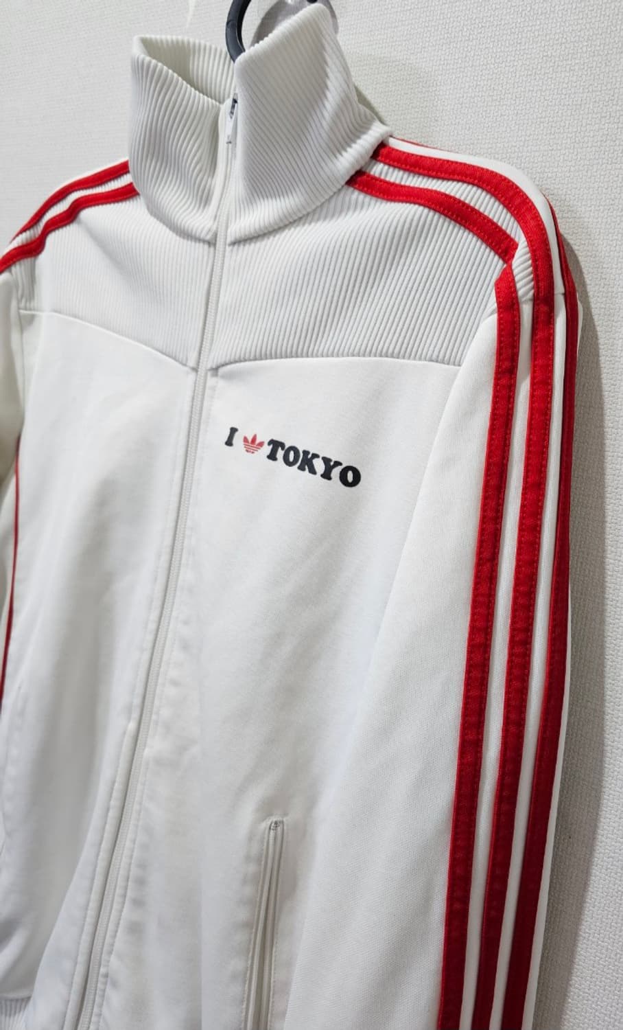 아디다스 도쿄 흰빨 트랙탑 져지집업 90~95 S~M 상품이미지2