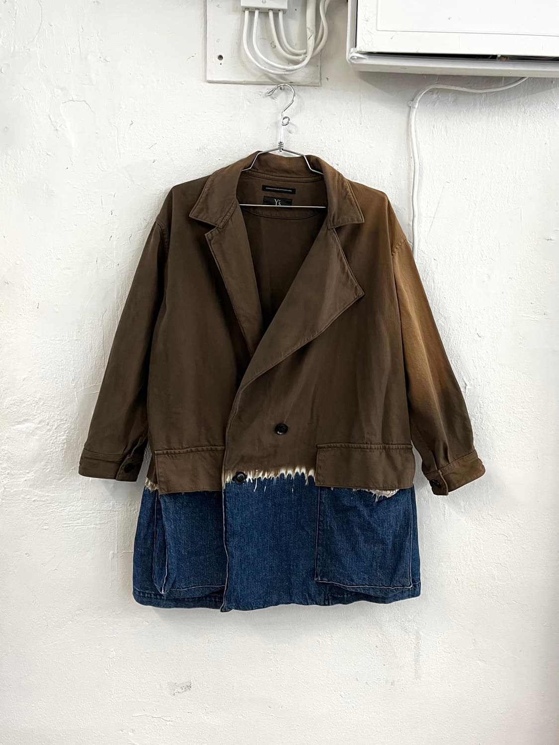 요지야마모토 페이드 블리치 자켓 상품이미지5