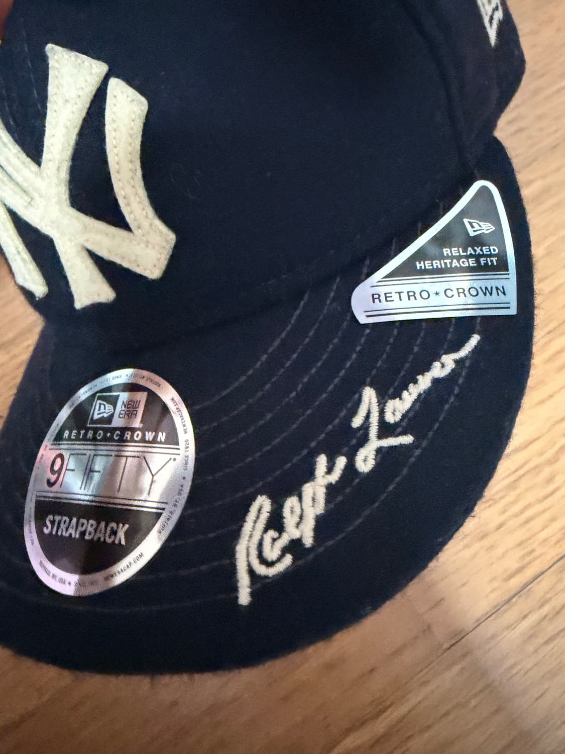 뉴에라 MLB x 폴로 랄프로렌 스트랩백 네이비 상품이미지3