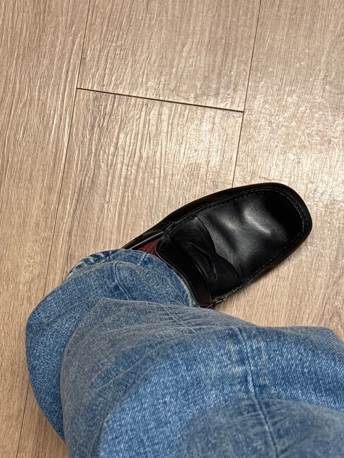 프라다 레더 로퍼 상품이미지2