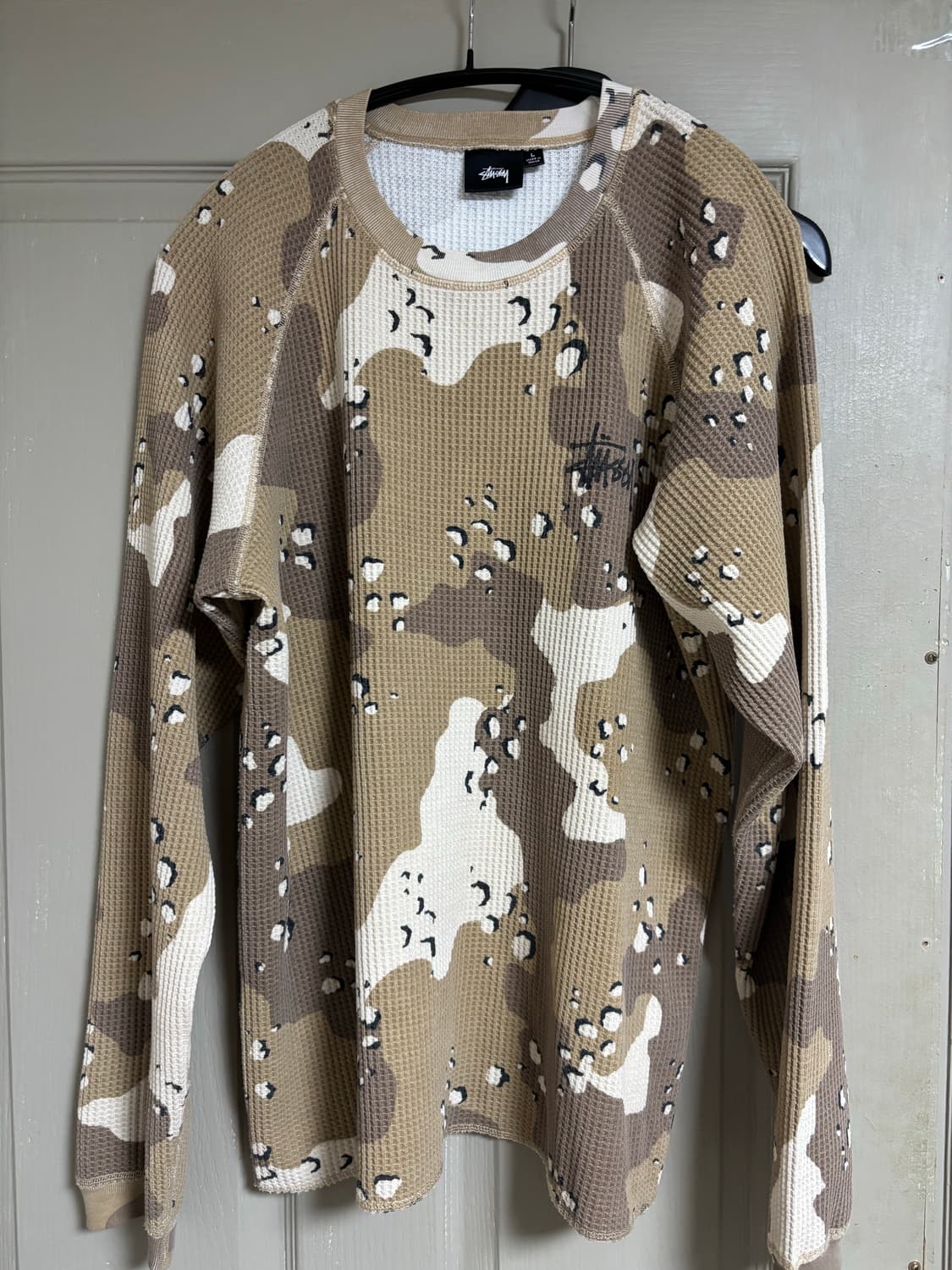 L 스투시 래글런 써멀 롱슬리브 크루 데저트 카모 상품이미지2