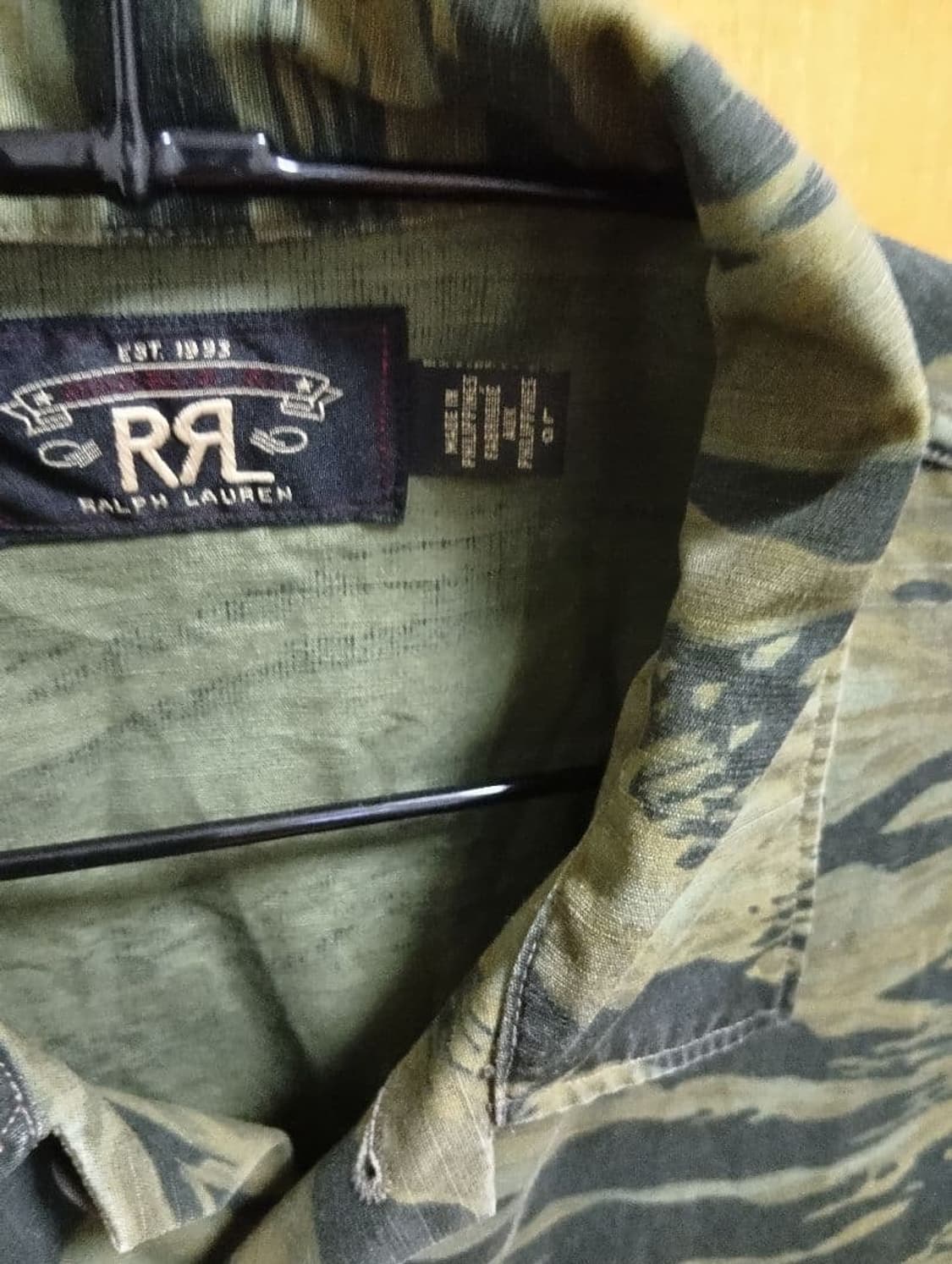 RRL 카모 반팔셔츠 상품이미지2
