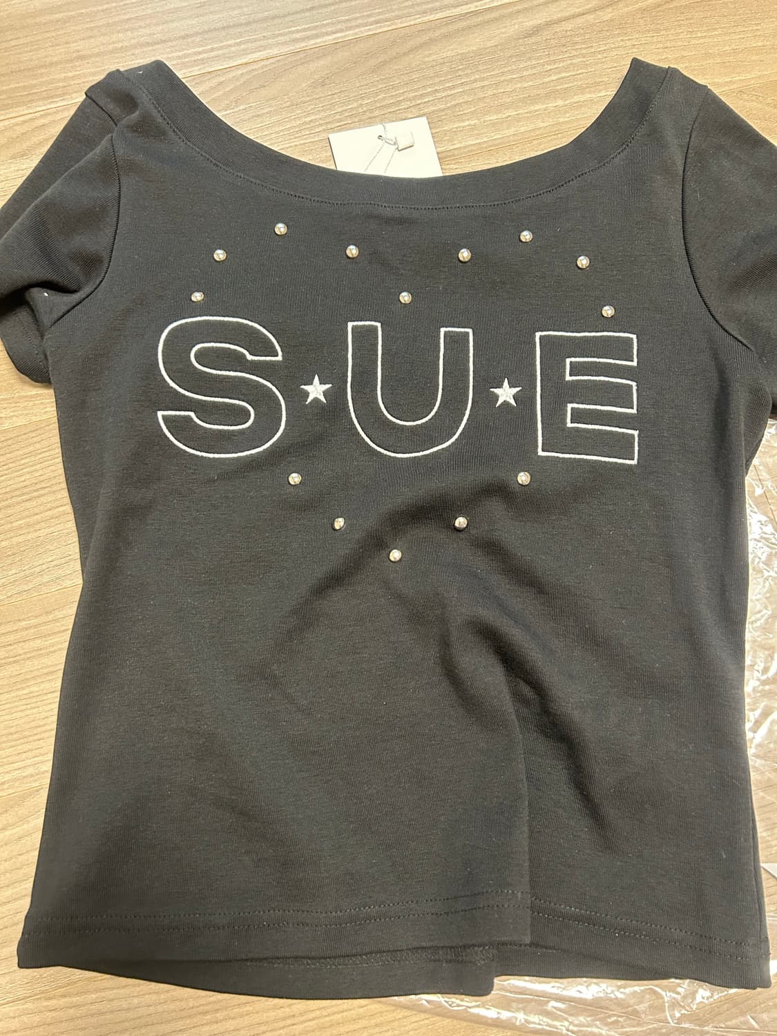 셋업이엑스이 sud wide neck 반팔 상품이미지2