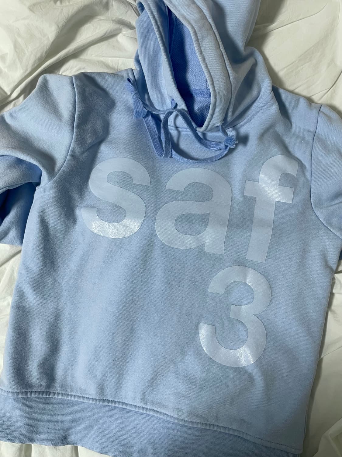 사파리스팟 1/2 여성 스카이블루 후드티 상품이미지3