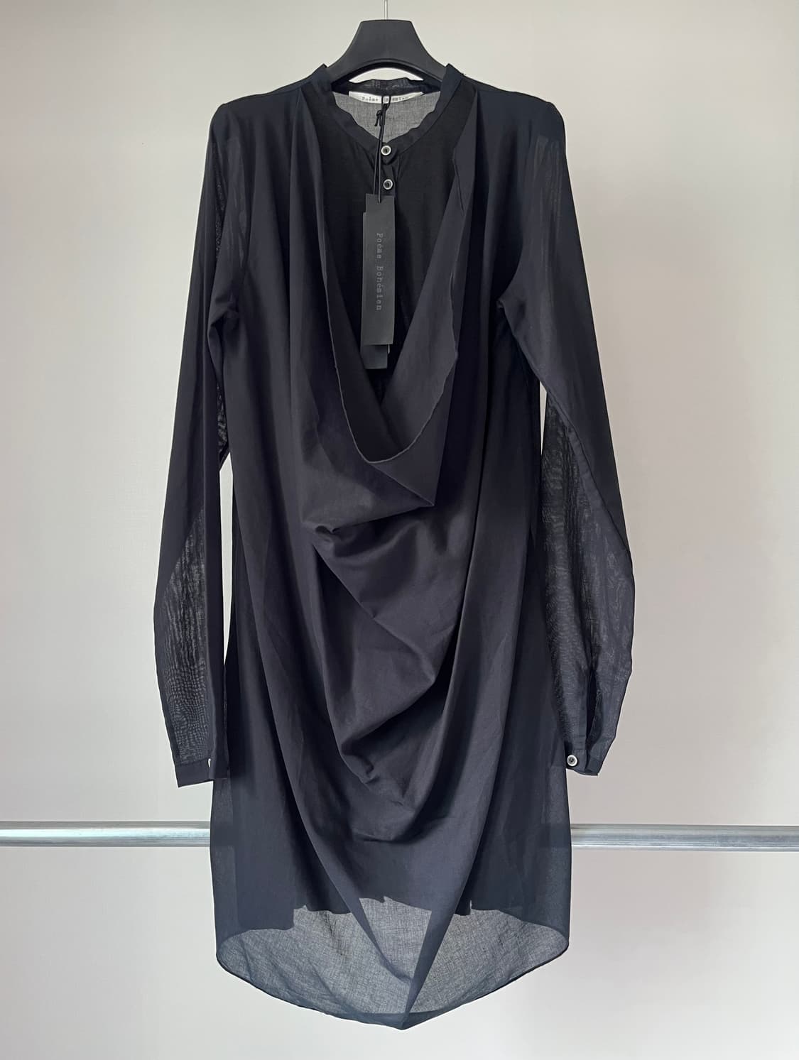 Poeme Bohemien Linen Layered Henley Top 상품이미지1