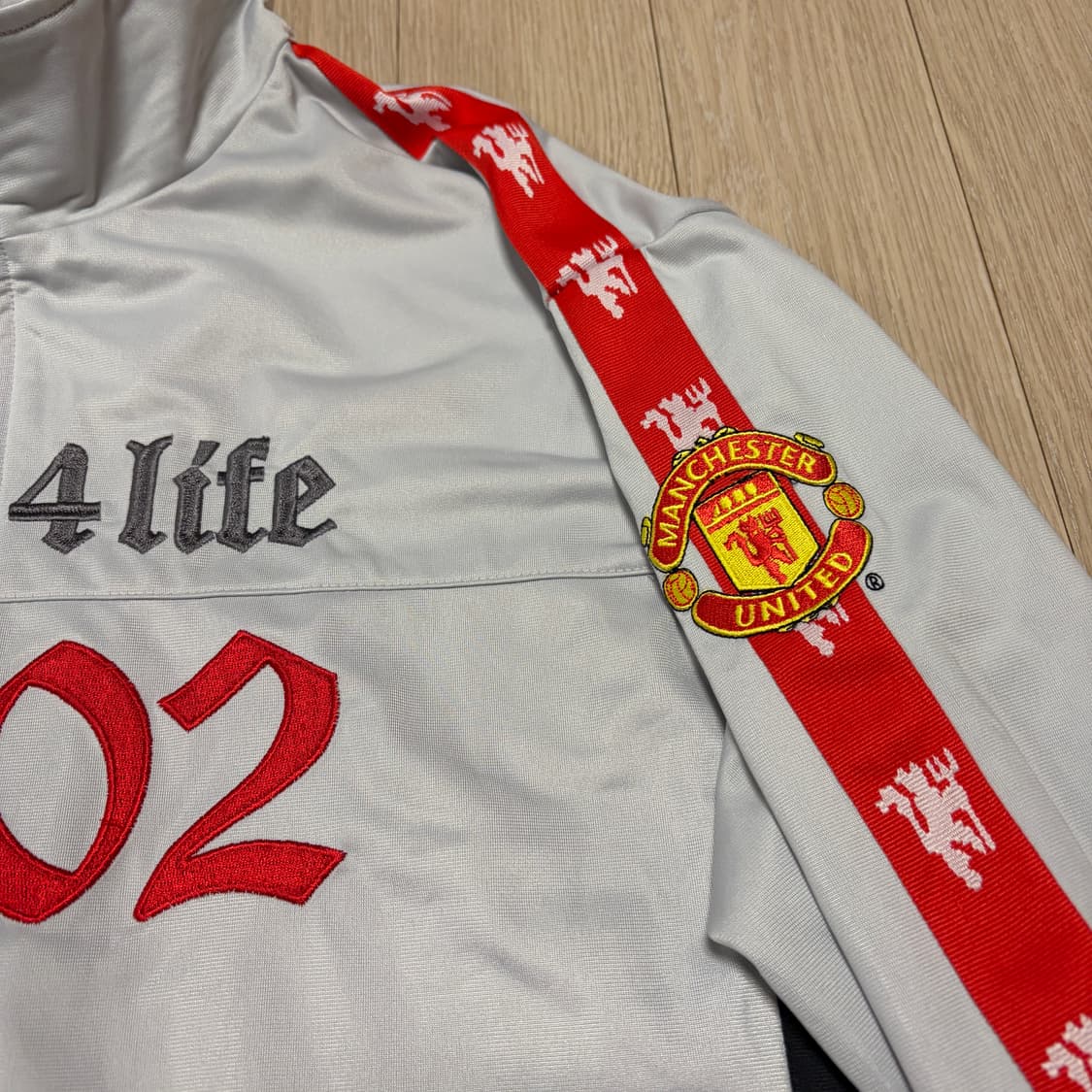 맨체스터 유나이티드 오피셜 그레이/블랙 레드라인 져지 상품이미지3