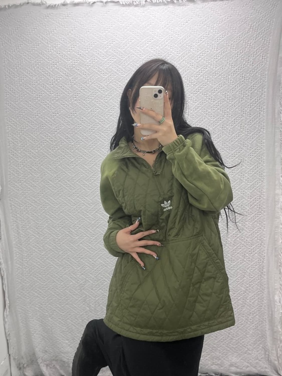 아디다스 유로파 하프집업 깔깔이 누빔 자켓 120 C06289 상품이미지1