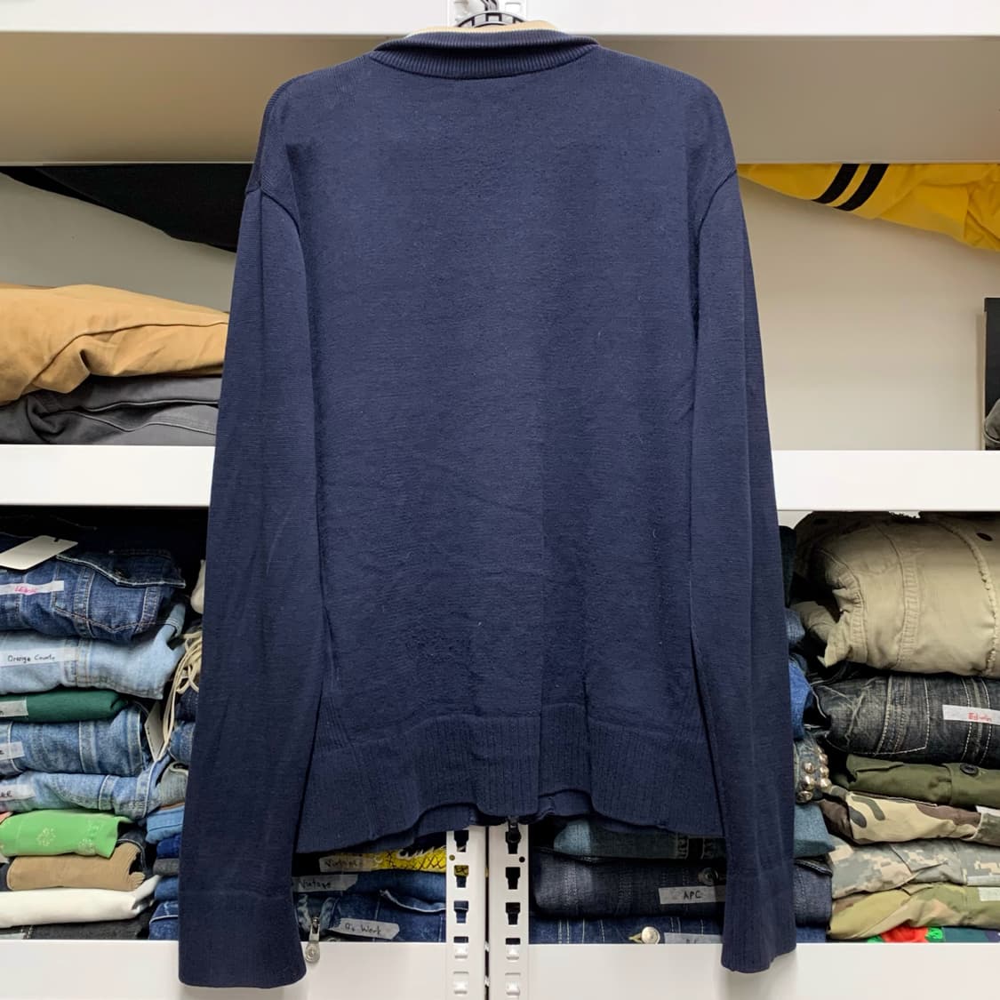 [L] 라코스테 스몰로고  니트집업 상품이미지3