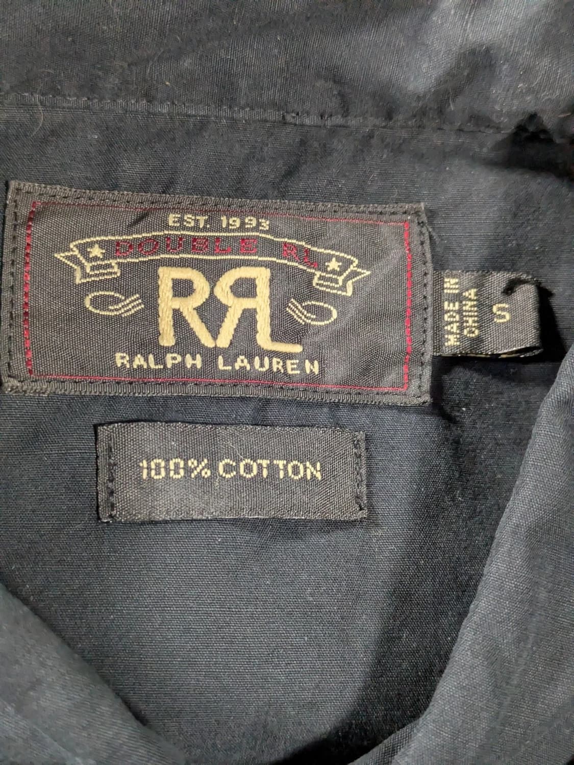 RRL 더블알엘 트윌 웨스턴 셔츠 그레이 상품이미지6