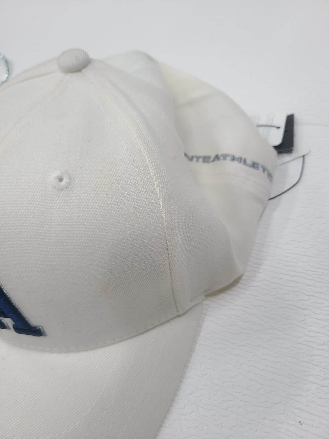 데상트 정품 흰색 DA 볼캡 모자 상품이미지2
