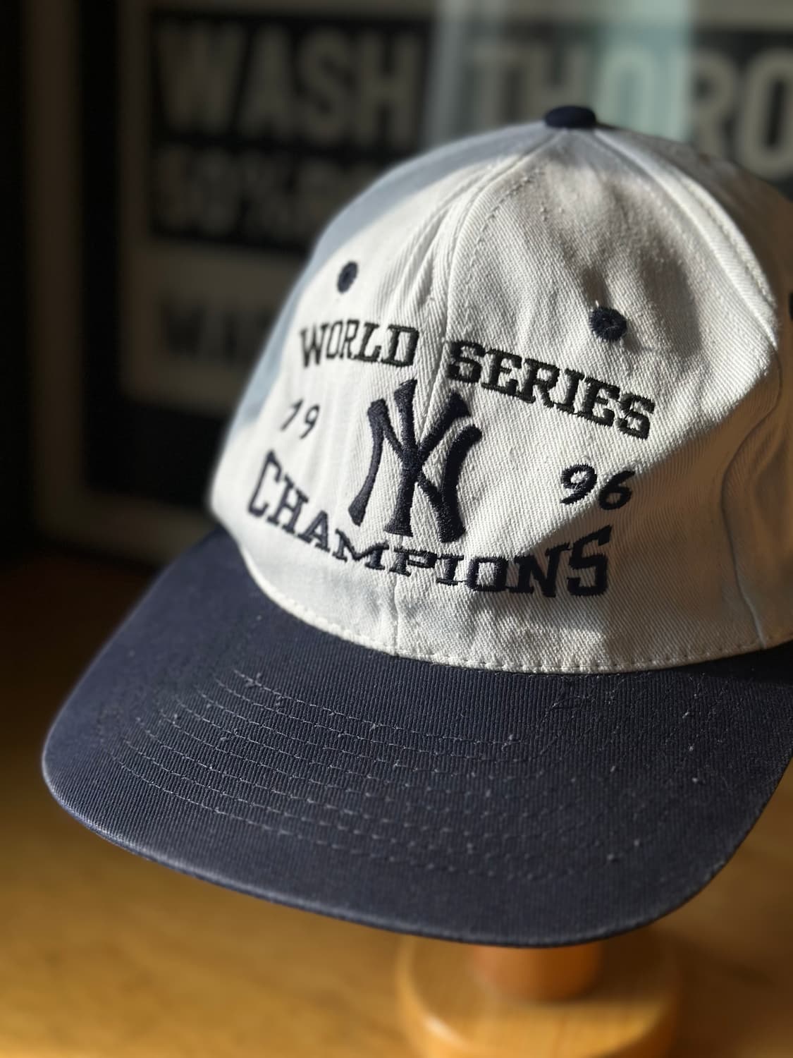 90s yankees 빈티지 양키스 투톤 모자 상품이미지2