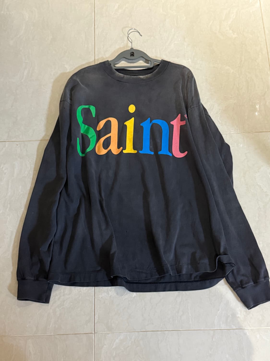 saint michael 세인트 미카엘 애플 오마쥬 티셔츠 XL 상품이미지1