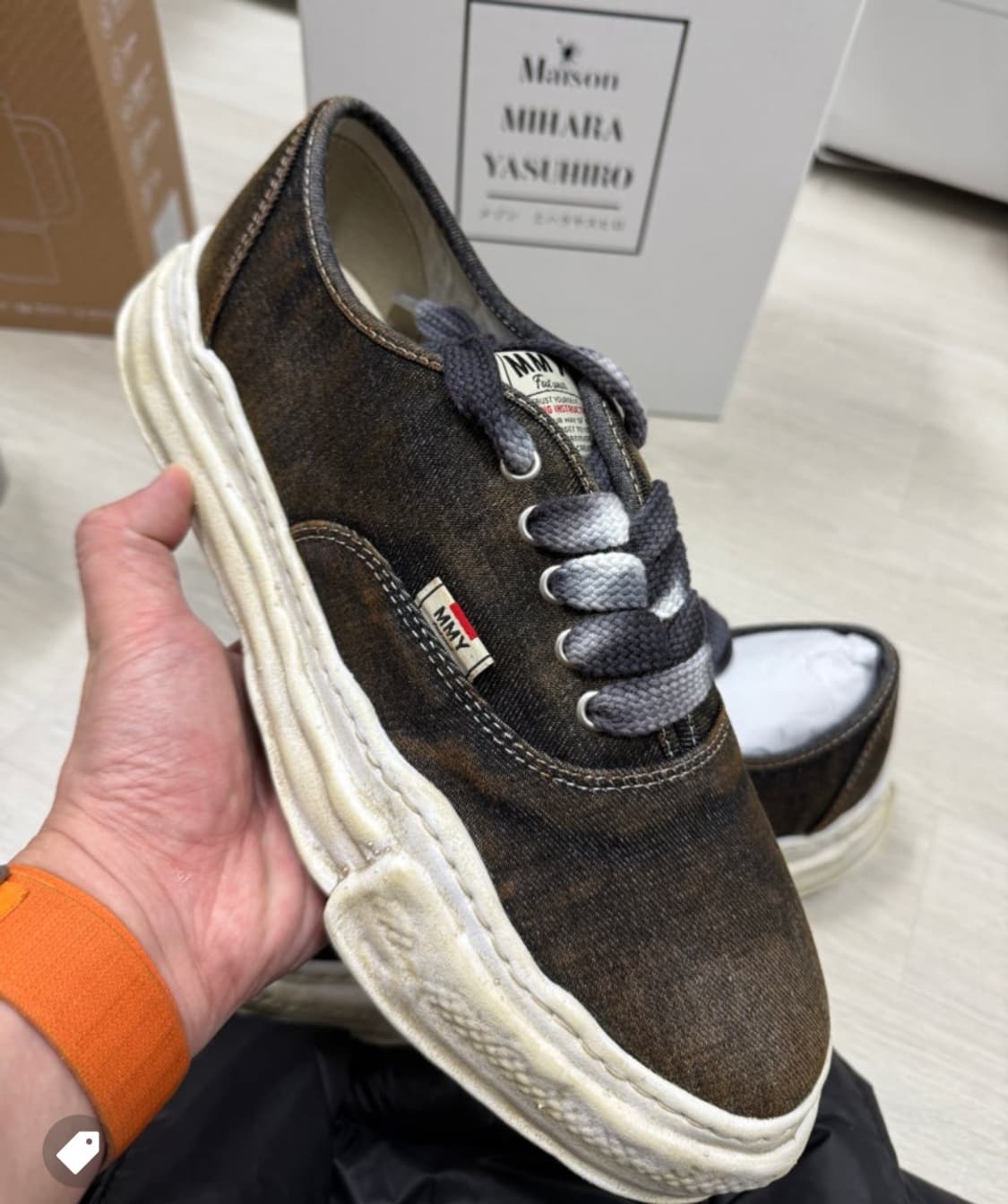 미하라야스히로 베이커 워시드데님 블랙(40) 상품이미지9