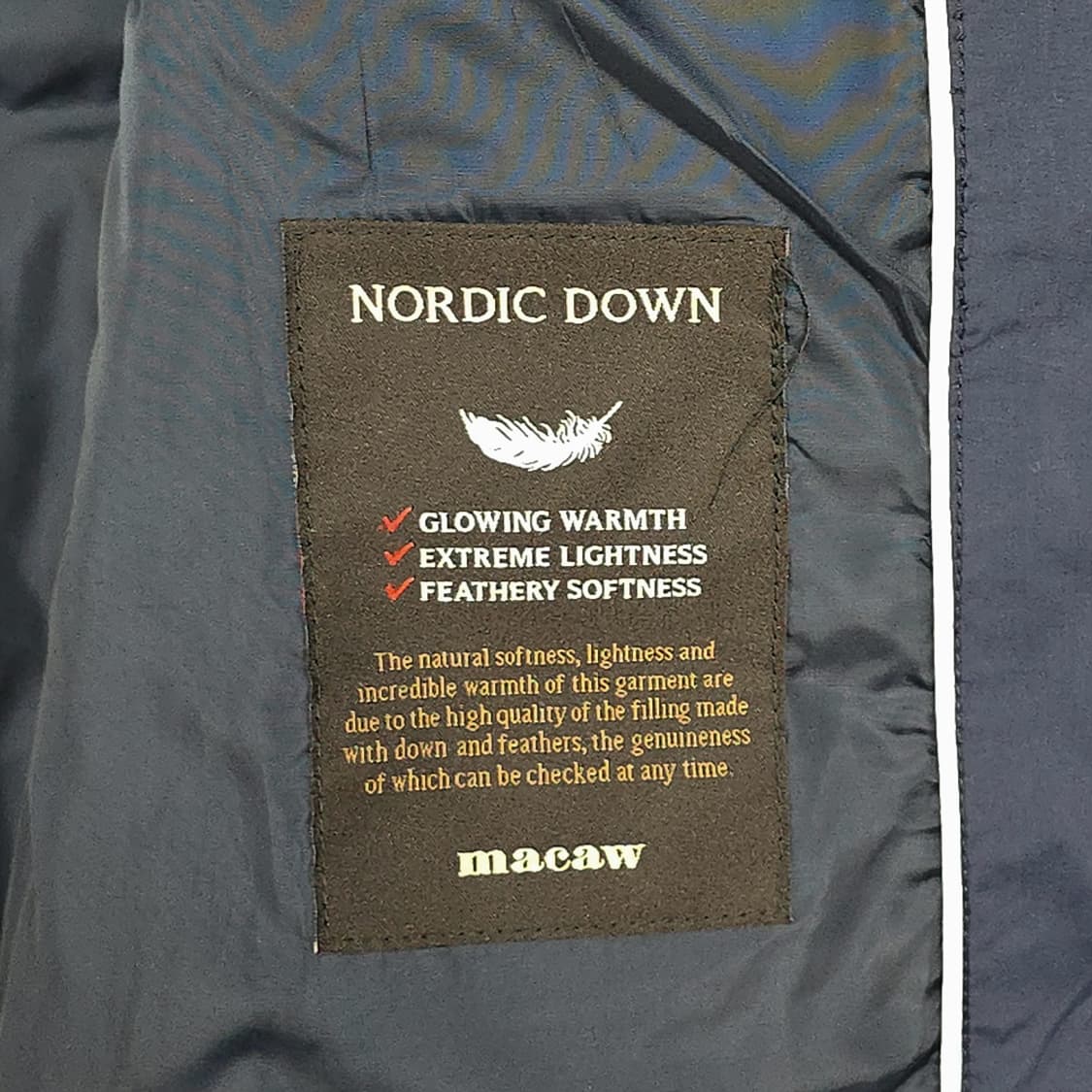 마코(macaw) 퀼팅 경량 다운 패딩 90 상품이미지8