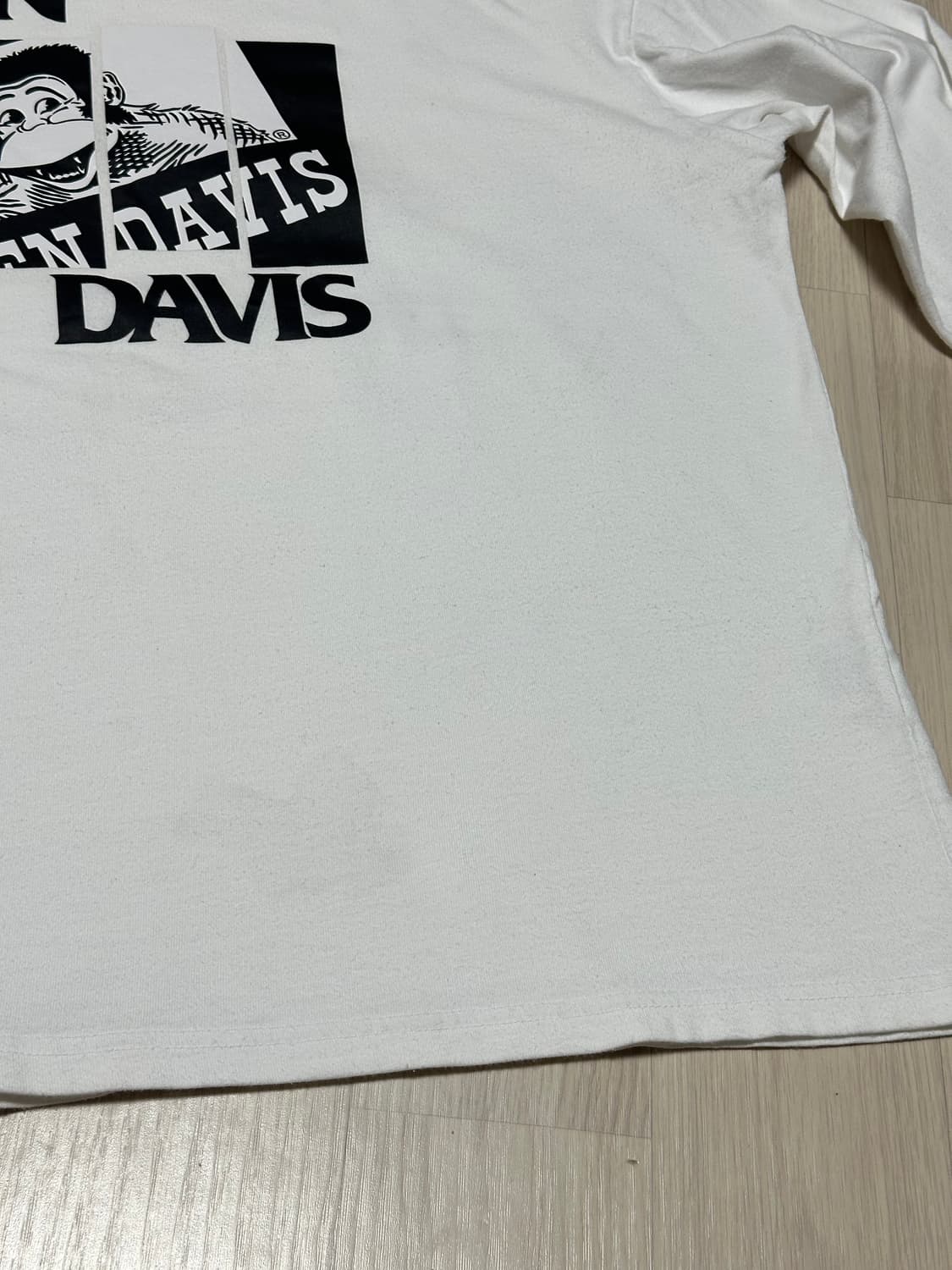 벤데이비스 BEN DAVIS 프린팅 롱슬리브 긴팔 화이트 상품이미지6