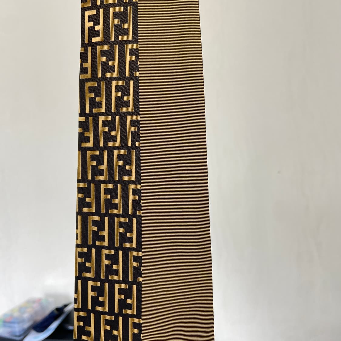 펜디 (FENDI) 모노그램 정품 명품 넥타이 상품이미지9