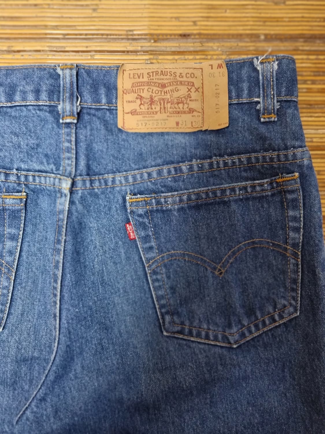 80s USA 517 31x30 리바이스 레드탭 상품이미지3