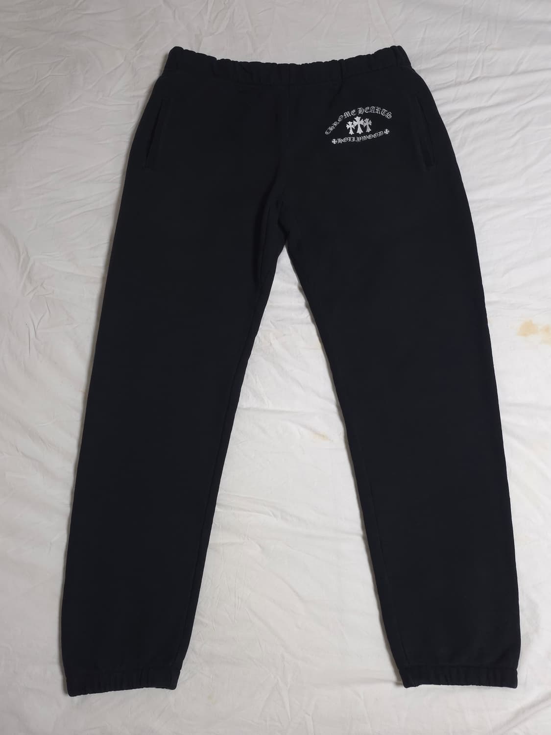 [XL] 크롬하츠 세메터리 자수 스웻팬츠 블랙 상품이미지2