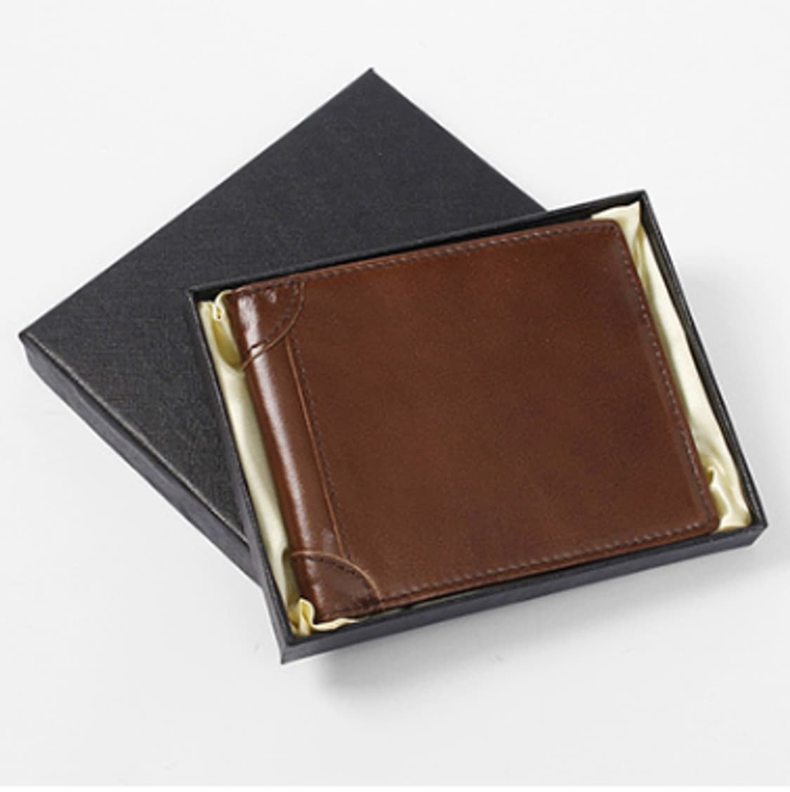 클래식 고급 남성 소가죽 반지갑 판매 상품이미지1